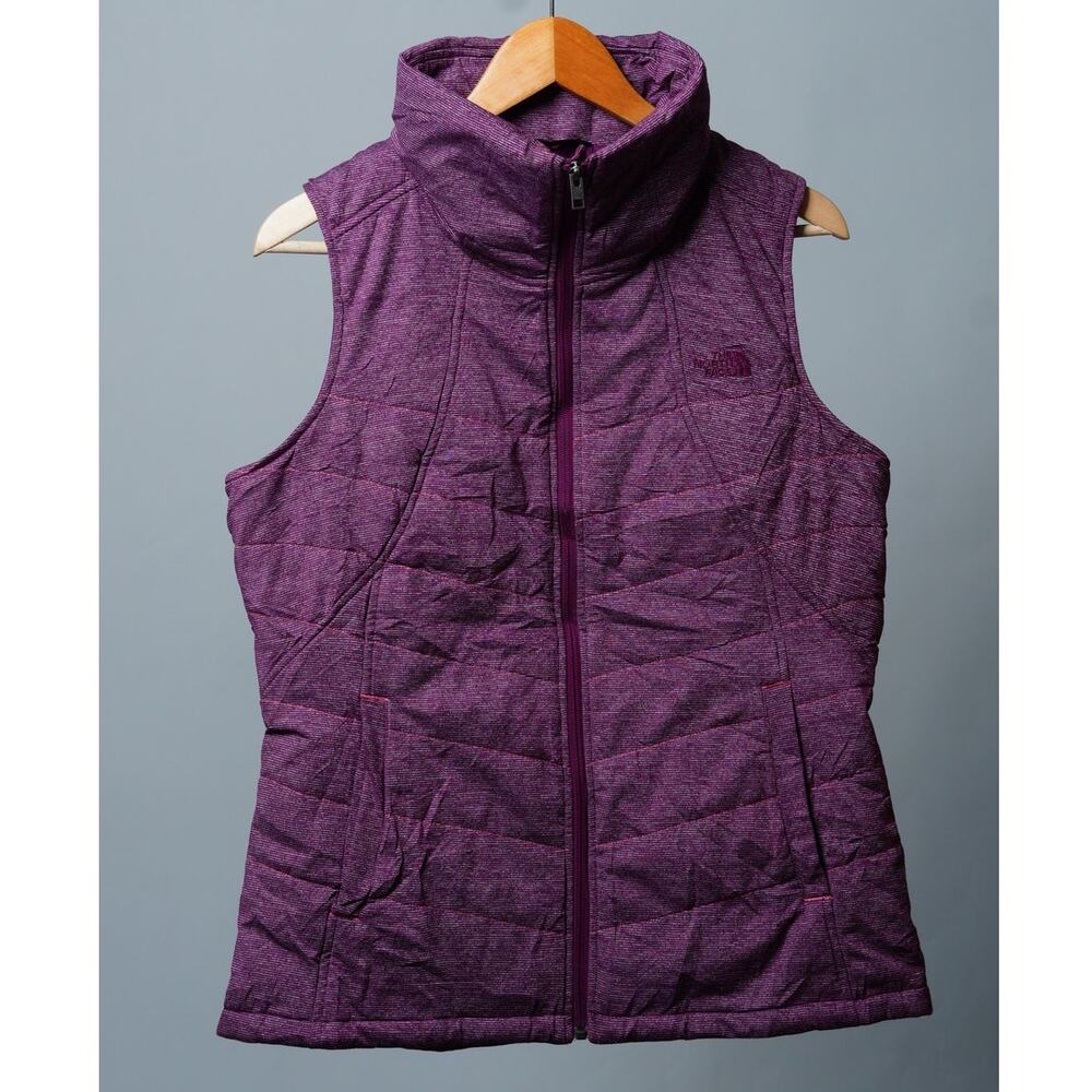 The North Face Purple Puffer Vest Women's L